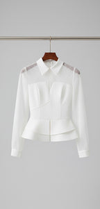 Sheer Detail Shirt