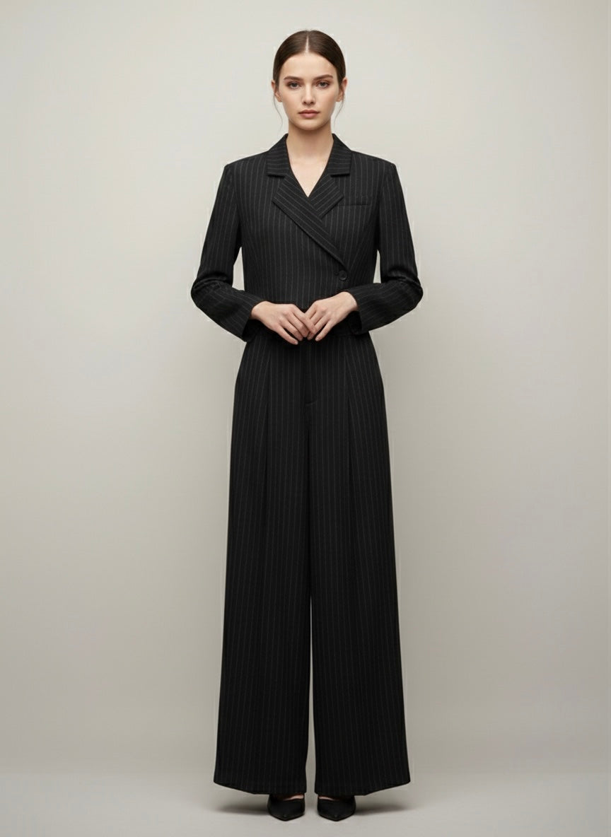 The Sculpted Pinstripe Duo