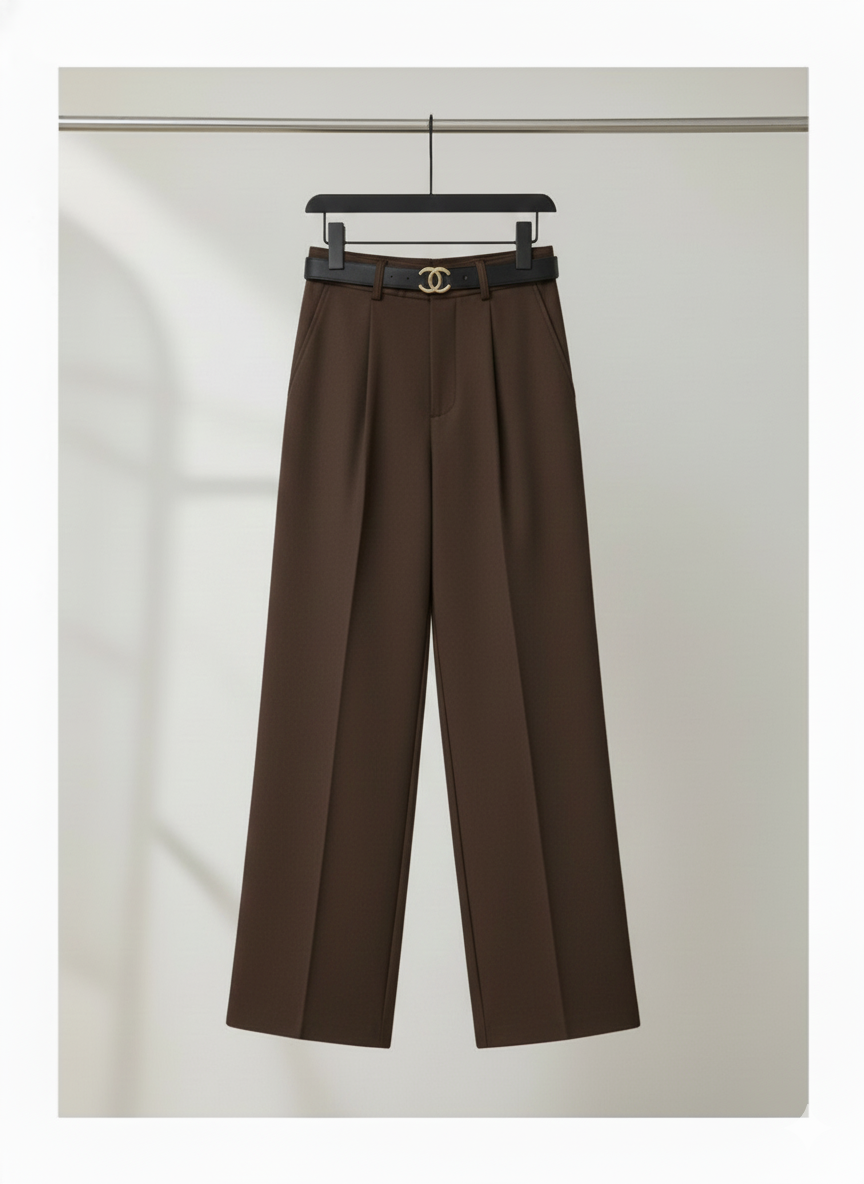 Sage Wide-Leg Trousers
