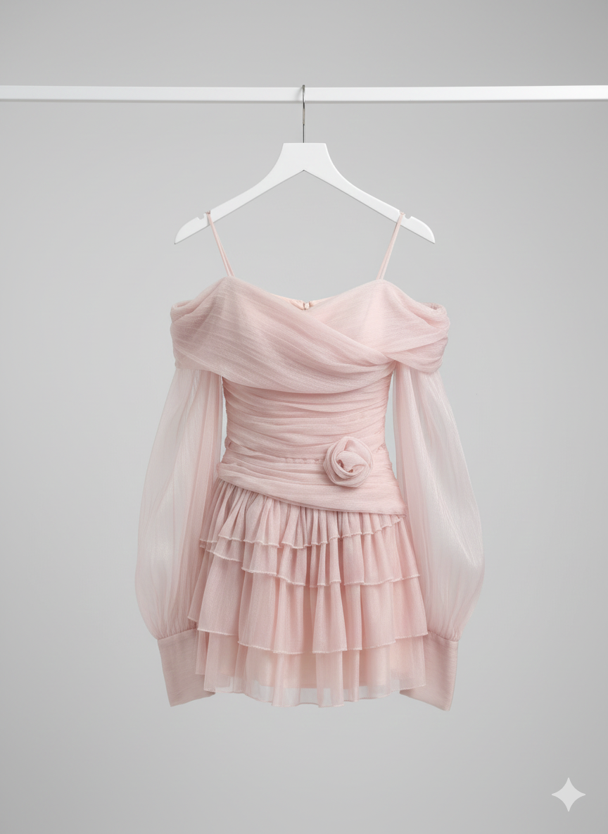 Soft Rose Fairy Dress