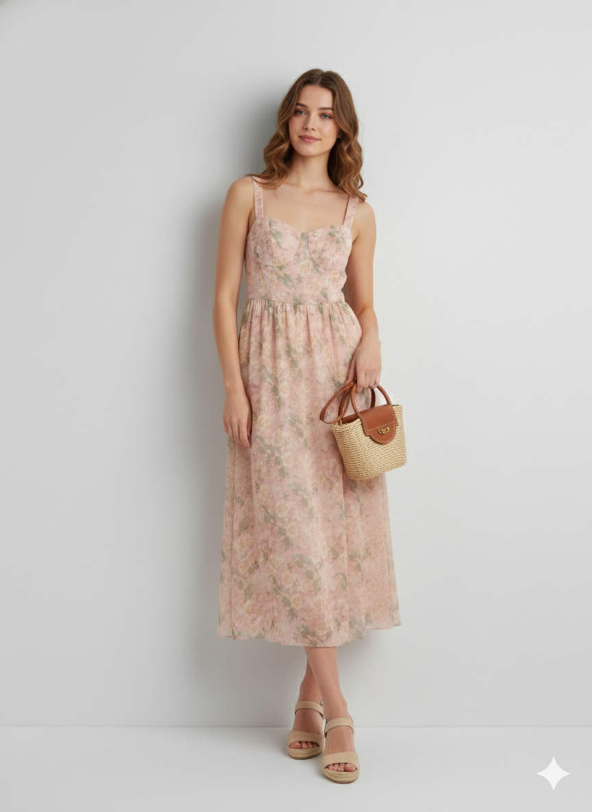 Garden Party Floral Dress